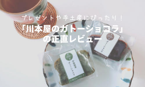 【口コミ】川本屋茶舗のガトーショコラ！プレゼントや手土産にもぴったりです。
