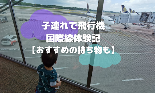 子連れで飛行機国際線体験記 【おすすめの持ち物も】