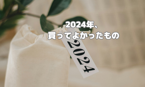 【ベストバイ2024】今年買ってよかったもの5選。